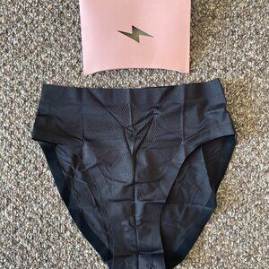 Eby 5 pairs high-cut black underwear brief XS